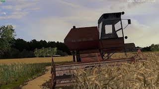 Серия № 4 FarmingSimulator2017 Обновка и уборка ячменя на стареньком комбайне Нива ...
