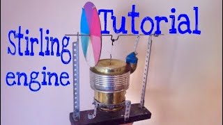 How to make Stirling engine (Simple design)