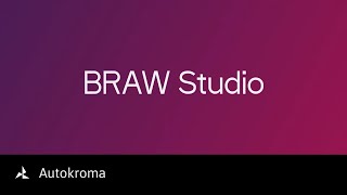 BRAW Studio - Native Blackmagic RAW importer for Premiere Pro and Adobe Media Encoder