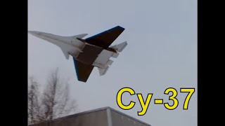 RC Su-37 (depron) winter flying| |  РУ  модель самолета Су-37