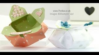 Envelope Punch Board Petal Pot Tutorial