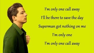 One Call Away - Charlie Puth (Lyrics)