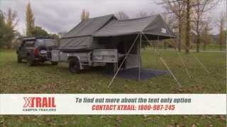 XTRAIL 2012 Fast Folding Camper Tent on XPLORER Extreme Camper trailer