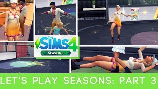 Let's Play: The Sims 4 Seasons - Part 3 - ROLLER SKATING