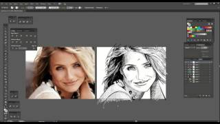 рисунок с помощью планшета Wacom в векторе в программе Illustrator