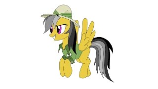 iPad Pro, How to draw Daring Do, My Little Pony, Как нарисовать пони Дэринг Ду