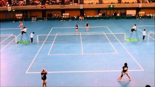 ソフトテニス　全日本社会人学生対抗2013　女子　準決勝　大庭森原ー杉本佐々木