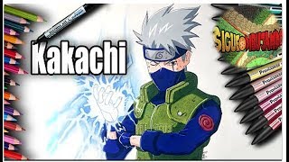 COMO DIBUJAR A KAKASHI HATAKE   CHIDORI COMPLETO SPEED DRAWING