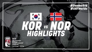 Game Highlights: Korea vs Norway May 14 2018 | #IIHFWorlds 2018