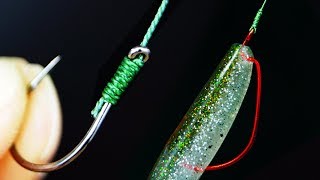 Fishing Knot/Easy Way To Snell A HooK(2 Ways To Tie Hooks)