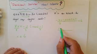 MODÜLER ARİTMETİK 1