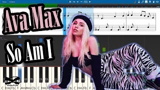 Ava Max - So Am I [Piano Tutorial | Sheets | MIDI] Synthesia