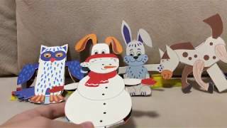 СНЕГОВИК из БАРНИ!! БАРНИ с ПОДАРКОМ! МАСТЕРСКАЯ БАРНИ - делаю фигурки для ТЕАТРА!