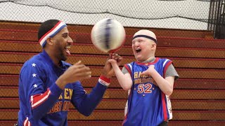 10-Year-Old With Genetic Disorder Gets Honorary Jersey From Harlem Globetrotters