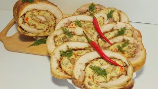 Готовлю Вместо Колбасы ЛУЧШАЯ МЯСНАЯ ЗАКУСКА ПРАЗДНИЧНЫЙ РУЛЕТ!