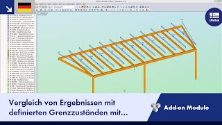 Dlubal RFEM 5 - Vergleich von Ergebnissen mit definierten Grenzzuständen mit RF-LIMITS