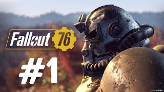 Играем в Fallout 76 Серия 1 "Покидая убежище 76"