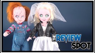 Mezco Toyz Living Dead Dolls Bride of Chucky Chucky and Tiffany | Video Review #HORROR