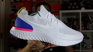 Nike Epic React Flyknit White OG Review + On Foot!