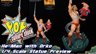 Toy News: Pop Culture Shock  He-Man with Orko 1/4 Scale Statue Preview