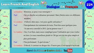 apprendre le français avec des petits dialogues facile à comprendre