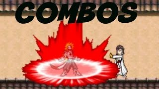 Ichigo (Hollow Mask) Combos | Bleach vs Naruto 2.6 | BvN Combos