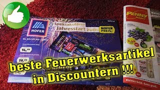 Die besten Feuerwerksartikel für Silvester 2019/2020 aus Discountern in Österreich | PyroMoe