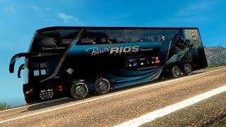 Paso Los Libertadores | Los Caracoles Chilenos | Bus Modaza Zeus 3 | Bus Doble Piso