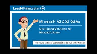 Latest Azure AZ-203 exam dumps, effective AZ-203 exam questions and Answers
