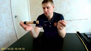 Зимния удочка Salmo PRO TROUT и катушка Lucky John SCANDI
