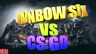 Сравнение Rainbow Six Siege и CS:GO ЗА 2 МИНУТЫ!