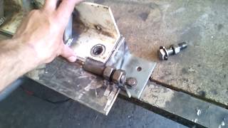 Листогиб своими руками,из тог что есть в гараже. Sheet metal bending machine