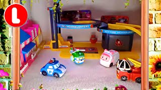 Мультик про машинки. Команда машинок Robocar Poli играет в прятки.