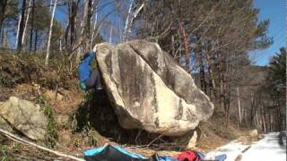 2010/02/20 Bouldering Ogawayama 1/2