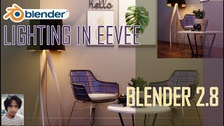 Blender 2.8 Eevee I Interior Lighting