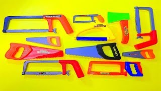 Educational videos for kids with toy hand  tools sets learning names