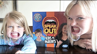 WATCH YA' MOUTH CHALLENGE! SPEAK OUT GAME | KIDS VS PARENTS