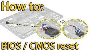 Reset BIOS settings Asus X551 | CMOS battery replacement