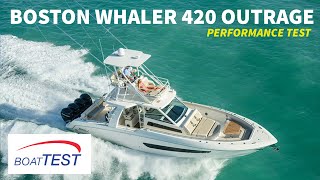 Boston Whaler 420 Outrage Test 2015- By BoatTest.com