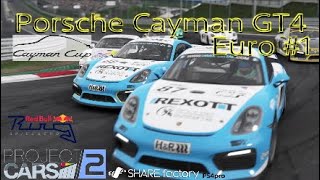 Porsche Cayman  EURO ♯1 Redbullringi  Project CARS 2 AI 100% setup HOT LAPゲームパッド