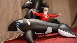 Killing 2 inflatable orca and saving one