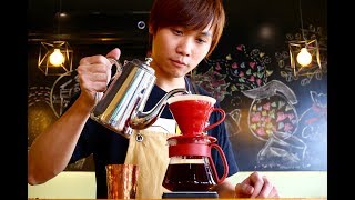 [手沖咖啡教學] HARIO V60 有田燒陶瓷濾杯咖啡壺組使用｜操作示範：祖厝咖啡｜錄影剪輯：咖啡大叔