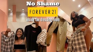 No Shame forever 21 try on haul ( Inside the dressing room) Real time try on haul
