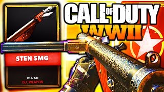 *NEW* OVERPOWERED STEN DLC GUN IN WW2!!