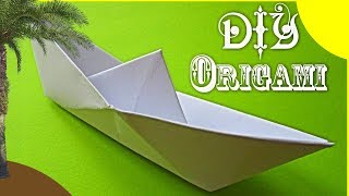 How to Make a Paper Boat. Как сделать КОРАБЛЬ из бумаги. DIY Origami sailing Ship. Оригами кораблик