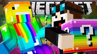Minecraft | RAINBOW ROAD CHALLENGE | Custom Mod Minigame