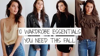 10 Wardrobe Essentials for FALL + TRY ONS | Jessica Clements
