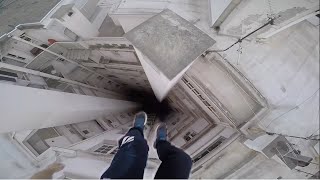 Extreme Rooftop Parkour POV