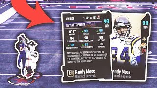 99 SPEED RANDY MOSS WITH 9 TOUCHDOWNS & 550+ YARDS IN ONE GAME! Madden 18 Ultimate Team