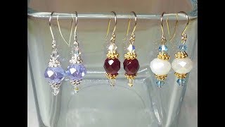 DIY~Make Gorgeous Stacked Dangle Earrings For Christmas Gifts!